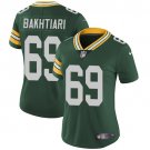 Women's Football Packers Uniform #69 David Bakhtiari Jersey Green Player Game Limited ladys Shirts