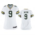 Women's Football Packers Uniform #9 Christian Watson Jersey White Player Game Limited ladys Shirts
