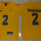 men's & youth Football Wolverines Uniform #2 Charles Woodson Jerseys College Gold Limited Shirts