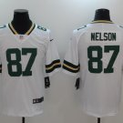 men's & youth Football Packers Uniform #87 Jordy Nelson Jerseys White Retired Player Limited Shirts