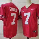 men's & youth Football Ohio Buckeyes Uniform #7 C.J. Stroud Jerseys College Red Limited Shirts