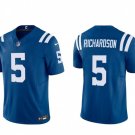 men's & youth Football Colts Uniform #5 Anthony Richardson Jerseys Royal 2023 Draft F.U.S.E. Shirts