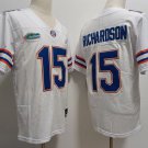 men's & youth Football Gators Uniform #15 Anthony Richardson Jerseys College White Limited Shirts