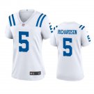 Women's Football Colts Uniform #5 Anthony Richardson Jerseys White 2023 Draft Limited ladys Shirts