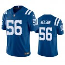 men's & kids Activewear Football Uniform #56 Quenton Nelson Jerseys Royal F.U.S.E. Limited Shirt