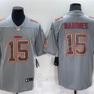 men's Football Chiefs Uniform #15 Patrick Mahomes Jerseys Gray Atmosphere Fashion adults Shirts