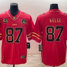 men's & youth Football Chiefs Uniform #87 Travis Kelce Jerseys Red C patch Limited Shirts