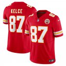 men's & youth Football Chiefs Uniform #87 Travis Kelce Jerseys Red 2023 F.U.S.E. Limited Shirts