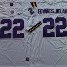 men's & youth Football Tigers Uniform #22 Clyde Edwards-Helaire Jerseys College White Limited Shirts