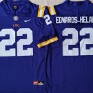 men's & youth Football Tigers Uniform 22 Clyde Edwards-Helaire Jerseys College Purple Limited Shirts