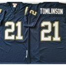 men's & youth Football Chargers Uniform 21 LaDainian Tomlinson Jerseys Vintage Navy Throwback Shirts