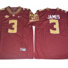 men's & youth Football Florida Seminoles Uniform #3 Derwin James Jr. Jerseys College Garnet Shirts