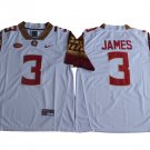 men's & youth Football Florida Seminoles Uniform #3 Derwin James Jr. Jerseys College White Shirts