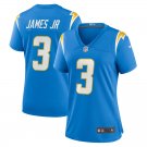 Women's Football Chargers Uniform #3 Derwin James Jr. Jerseys Blue Player Game Limited ladys Shirts