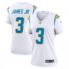 Women's Football Chargers Uniform #3 Derwin James Jr. Jerseys White Player Game Limited ladys Shirts