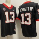 men's & youth Football Bulldogs Uniform #13 Stetson Bennett IV Jerseys College Black Limited Shirts
