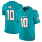 men's & youth Football Dolphins Uniform #10 Tyreek Hill Jerseys Aqua 2023 F.U.S.E. Limited Shirts