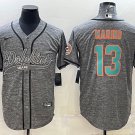 men's & youth Football Dolphins Uniform #13 Dan Marino Jerseys Grey Baseball CoolBase Shirts