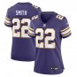 Women's Football Vikings Uniform #22 Harrison Smith Jerseys Purple F.U.S.E. Limited ladys Shirts