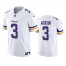 men's & youth Football Vikings Uniform #3 Jordan Addison Jerseys White 2023 Draft F.U.S.E. Shirts