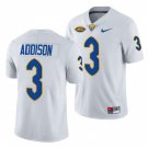 men's & youth Football Panthers Uniform #3 Jordan Addison Jerseys College White Game Limited Shirts