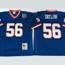 men's & youth Football NY Giants Uniform #56 Lawrence Taylor Jersey Vintage Blue Throwback Shirts