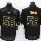 men's & youth Football NY Giants Uniform #56 Lawrence Taylor Jerseys 2020 Black Gold Salute Shirts