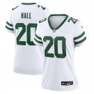 Women's Football NY Jets Uniform #20 Breece Hall Jerseys White 2023 F.U.S.E. Limited ladys Shirts