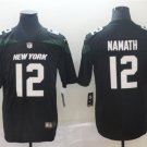 men's & youth Football NY Jets Uniform #12 Joe Namath Jerseys Black Retired Player Limited Shirts