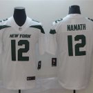 men's & youth Football NY Jets Uniform #12 Joe Namath Jerseys White Retired Player Limited Shirts