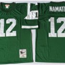 men's & youth Football NY Jets Uniform #12 Joe Namath Jersey Vintage Green Throwback Mesh Shirts