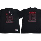 men's & youth Football Crimson Tide Uniform #12 Joe Namath Jerseys Black College Game Limited Shirts