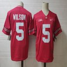 men's & youth Football Ohio Buckeyes Uniform #5 Garrett Wilson Jerseys College Red Limited Shirts