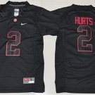 men's & youth Football Crimson Tide Uniform #2 Jalen Hurts Jerseys Black College Game Limited Shirts