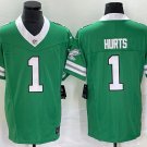 men's & youth Football Eagles Uniform #1 Jalen Hurts Jerseys Green 2023 F.U.S.E. Limited Shirts
