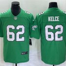 men's & youth Football Eagles Uniform #62 Jason Kelce Jerseys Kelly Green 2023 Game Limited Shirts