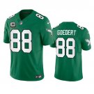 men's & youth Football Eagles Uniform #88 Dallas Goedert Jerseys Kelly Green C patch F.U.S.E. Shirts