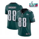 men's & youth Football Eagles Uniform #88 Dallas Goedert Jerseys Green Super Bowl LVII Game Shirts
