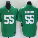 men's & youth Football Eagles Uniform #55 Brandon Graham Jerseys Green 2023 F.U.S.E. Limited Shirts