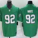 men's & youth Football Eagles Uniform #92 Reggie White Jerseys Kelly Green F.U.S.E. Limited Shirts