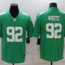 men's & youth Football Eagles Uniform #92 Reggie White Jerseys Throwback Green Game Limited Shirts