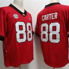 men's & youth Football Bulldogs Uniform #88 Jalen Carter Jerseys Red College Game Limited Shirts