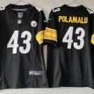 men's & youth Football Steelers Uniform #43 Troy Polamalu Jerseys Black 2023 F.U.S.E. Limited Shirts