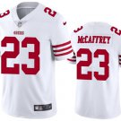 men's & youth Football 49ers Uniform #23 Christian McCaffrey Jerseys White 2022 Game Limited Shirts