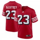 men's & youth Football 49ers Uniform #23 Christian McCaffrey Jerseys Alternate Red Limited Shirts