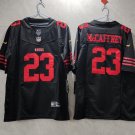 men's & youth Football 49ers Uniform #23 Christian McCaffrey Jerseys Black F.U.S.E. Limited Shirts
