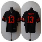 men's & youth Football 49ers Uniform #13 Brock Purdy Jerseys Black Player Game Limited Shirts