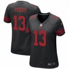 Women's San Francisco 49ers #13 Brock Purdy Red Pinstripe With