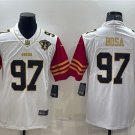 men's & youth Football 49ers Uniform #97 Nick Bosa Jerseys Retro White 75th Golden Limited Shirts
