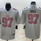 men's & youth Football 49ers Uniform #97 Nick Bosa Jerseys Gray Atmosphere Fashion Limited Shirts